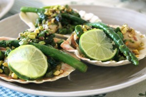 scallops&asparagus