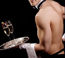 topless waiter